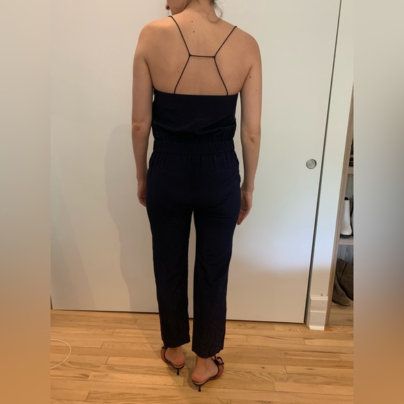 Navy J Crew Romper - Picture 1 of 4